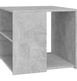 VidaXL Bijzettafel 50x50x45 cm bewerkt hout betongrijs
