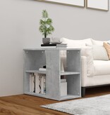 VidaXL Bijzetkast 60x30x50 cm bewerkt hout betongrijs