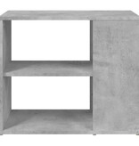 VidaXL Bijzetkast 60x30x50 cm bewerkt hout betongrijs