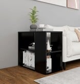 VidaXL Bijzetkast 60x30x50 cm bewerkt hout zwart