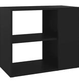 VidaXL Bijzetkast 60x30x50 cm bewerkt hout zwart