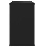 VidaXL Bijzetkast 60x30x50 cm bewerkt hout zwart