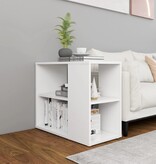 VidaXL Bijzetkast 60x30x50 cm bewerkt hout wit