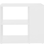 VidaXL Bijzetkast 60x30x50 cm bewerkt hout wit