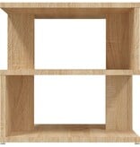 VidaXL Bijzettafel 40x40x40 cm spaanplaat sonoma eikenkleurig