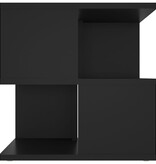 VidaXL Bijzettafel 40x40x40 cm spaanplaat zwart