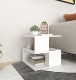 VidaXL Bijzettafel 40x40x40 cm bewerkt hout wit