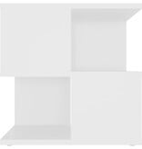 VidaXL Bijzettafel 40x40x40 cm bewerkt hout wit