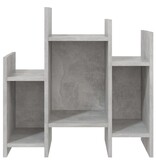 VidaXL Bijzetkast 60x26x60 cm bewerkt hout betongrijs