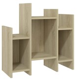 VidaXL Bijzetkast 60x26x60 cm bewerkt hout sonoma eikenkleurig