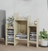 VidaXL Bijzetkast 60x26x60 cm bewerkt hout sonoma eikenkleurig