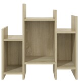 VidaXL Bijzetkast 60x26x60 cm bewerkt hout sonoma eikenkleurig