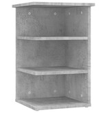 VidaXL Bijzetkast 35x35x55 cm spaanplaat betongrijs