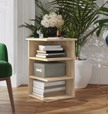 VidaXL Bijzetkast 35x35x55 cm bewerkt hout sonoma eikenkleurig