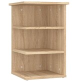 VidaXL Bijzetkast 35x35x55 cm bewerkt hout sonoma eikenkleurig