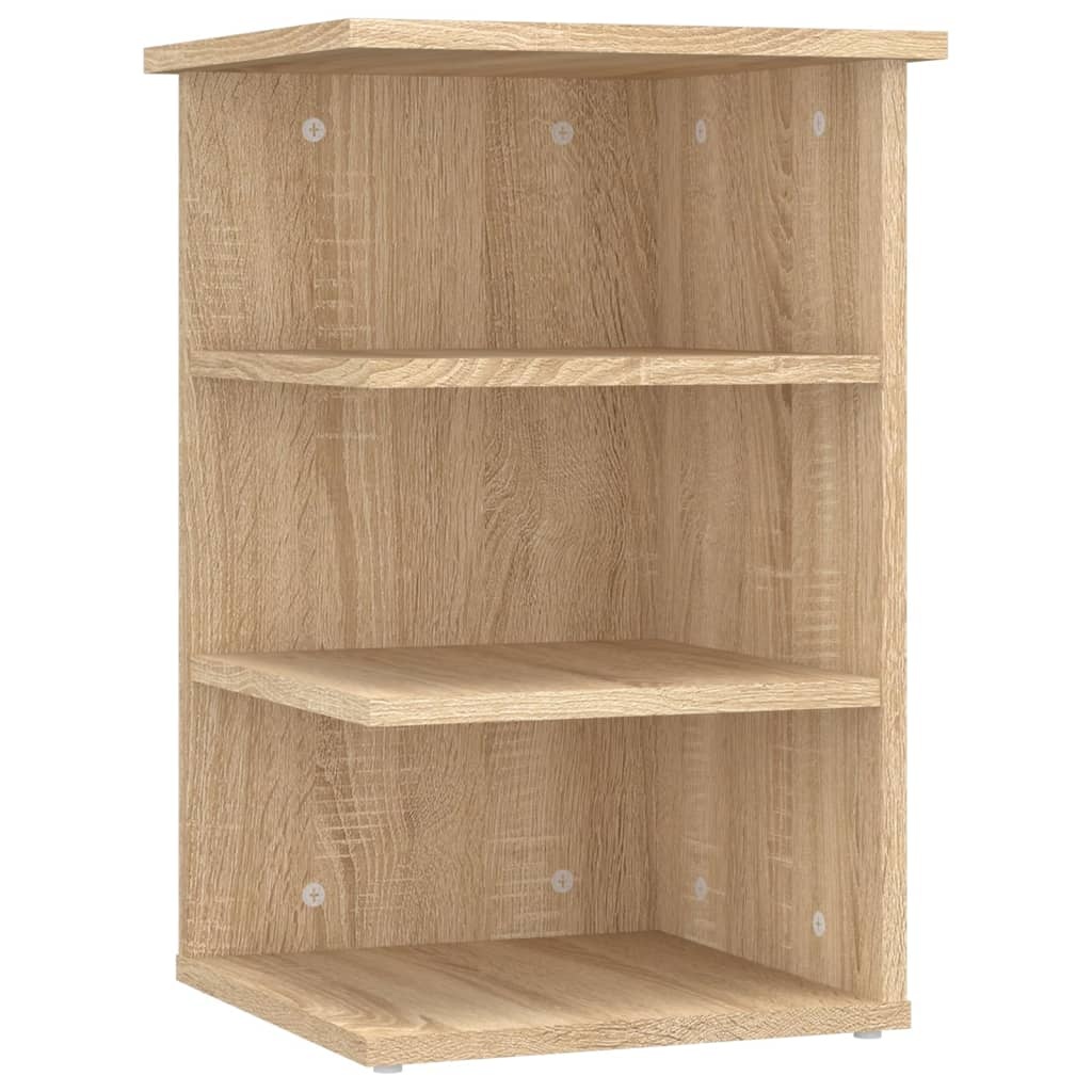 VidaXL Bijzetkast 35x35x55 cm bewerkt hout sonoma eikenkleurig