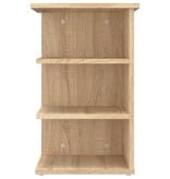 VidaXL Bijzetkast 35x35x55 cm bewerkt hout sonoma eikenkleurig