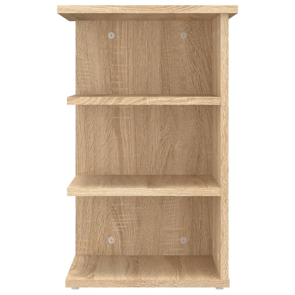 VidaXL Bijzetkast 35x35x55 cm bewerkt hout sonoma eikenkleurig