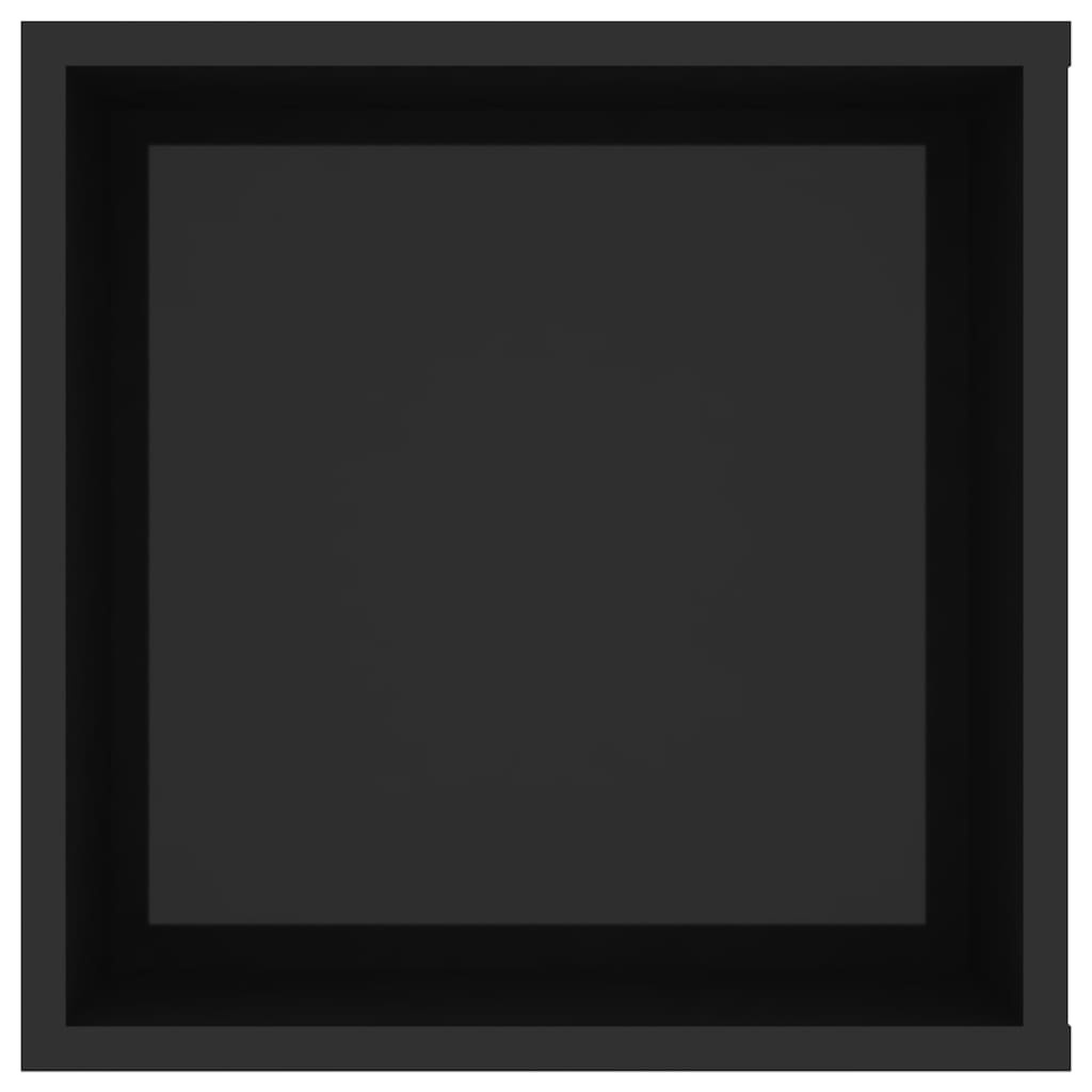VidaXL Tv-wandmeubel 102x35x35 cm bewerkt hout hoogglans zwart
