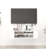 VidaXL Tv-hangmeubel 100x30x26,5 cm bewerkt hout wit