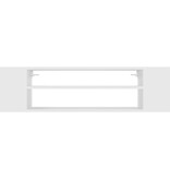 VidaXL Tv-hangmeubel 100x30x26,5 cm bewerkt hout wit