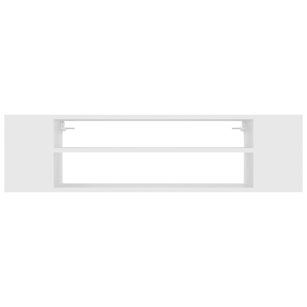 VidaXL Tv-hangmeubel 100x30x26,5 cm bewerkt hout wit