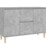 VidaXL Dressoir 101x35x70 cm bewerkt hout betongrijs