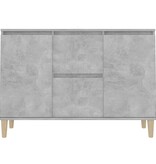VidaXL Dressoir 101x35x70 cm bewerkt hout betongrijs