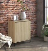 VidaXL Dressoir 60x35x70 cm bewerkt hout sonoma eikenkleurig