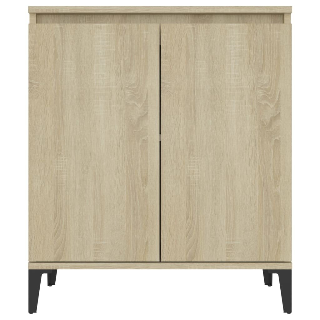 VidaXL Dressoir 60x35x70 cm bewerkt hout sonoma eikenkleurig