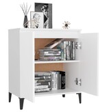 VidaXL Dressoir 60x35x70 cm bewerkt hout wit