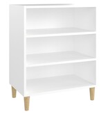 VidaXL Dressoir 57x35x70 cm bewerkt hout wit