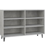 VidaXL Dressoir 103,5x35x70 cm bewerkt hout betongrijs