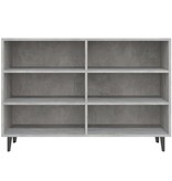 VidaXL Dressoir 103,5x35x70 cm bewerkt hout betongrijs