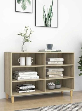 VidaXL Dressoir 103,5x35x70 cm bewerkt hout sonoma eikenkleurig
