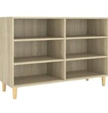 VidaXL Dressoir 103,5x35x70 cm bewerkt hout sonoma eikenkleurig