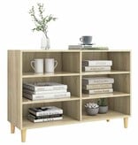VidaXL Dressoir 103,5x35x70 cm bewerkt hout sonoma eikenkleurig