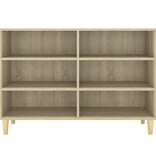 VidaXL Dressoir 103,5x35x70 cm bewerkt hout sonoma eikenkleurig