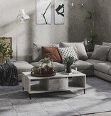 VidaXL Salontafel 103,5x60x35 cm bewerkt hout betongrijs