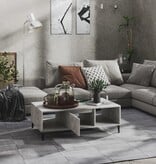 VidaXL Salontafel 103,5x60x35 cm bewerkt hout betongrijs