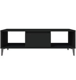 VidaXL Salontafel 103,5x60x35 cm bewerkt hout zwart