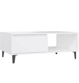 VidaXL Salontafel 90x60x35 cm bewerkt hout wit