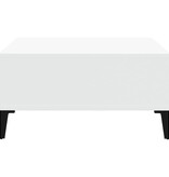 VidaXL Salontafel 60x60x30 cm bewerkt hout wit