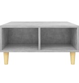 VidaXL Salontafel 60x60x30 cm bewerkt hout betongrijs