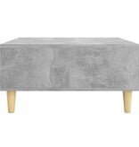 VidaXL Salontafel 60x60x30 cm bewerkt hout betongrijs