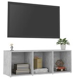 VidaXL Tv-meubel 107x35x37 cm bewerkt hout betongrijs