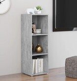 VidaXL Tv-meubel 107x35x37 cm bewerkt hout betongrijs