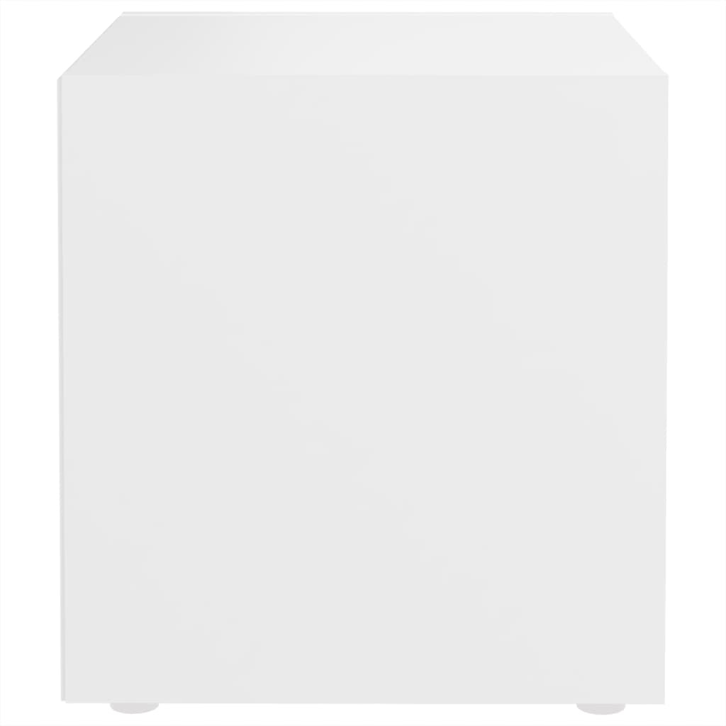 VidaXL Tv-meubel 37x35x37 cm bewerkt hout wit