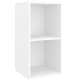 VidaXL Tv-wandmeubel 37x37x72 cm bewerkt hout wit