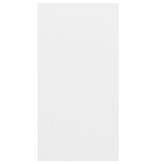 VidaXL Tv-wandmeubel 37x37x72 cm bewerkt hout wit